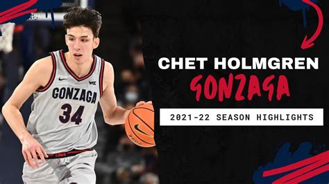 chet holmgren highlights gonzaga